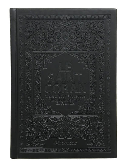 Le Saint Coran (Français/Arabe)  ✦ Couverture Cuir Noir IV