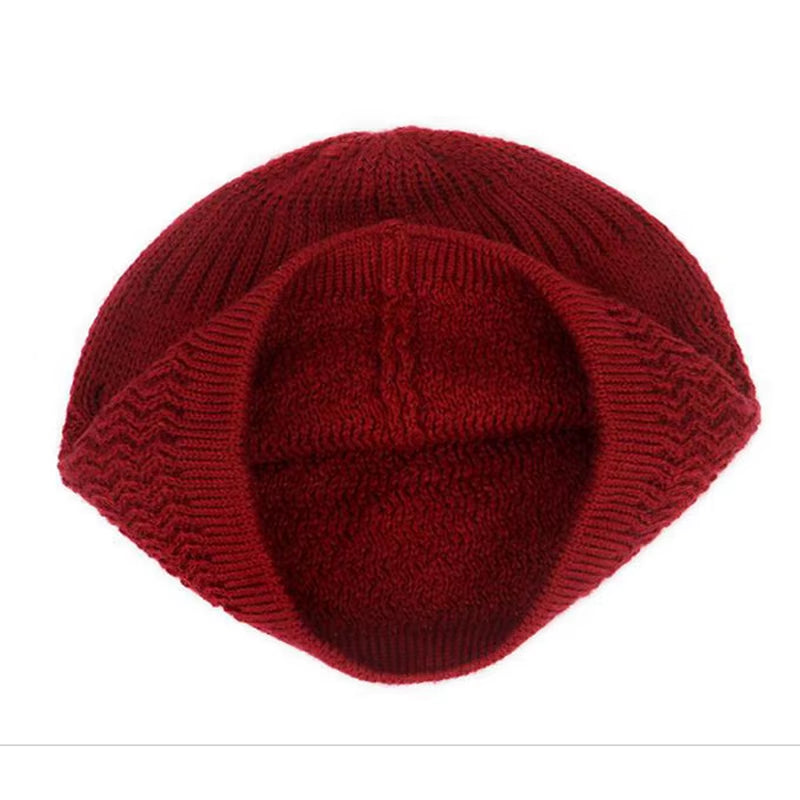 Knitted Kufi ✦ Red