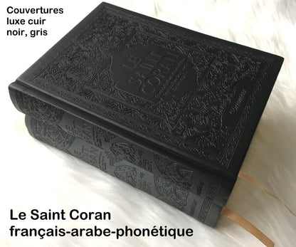 Le Saint Coran (Français/Arabe)  ✦ Couverture Cuir Noir IV