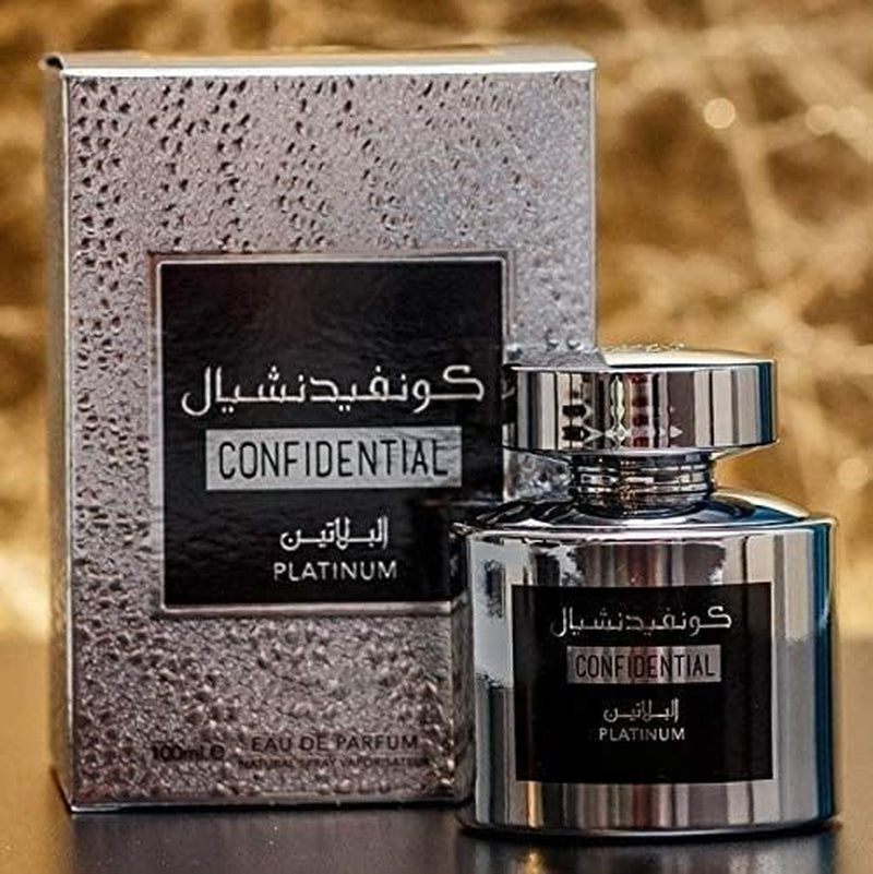 Lattafa ✦ Confidential Private Platinum - 100 mL