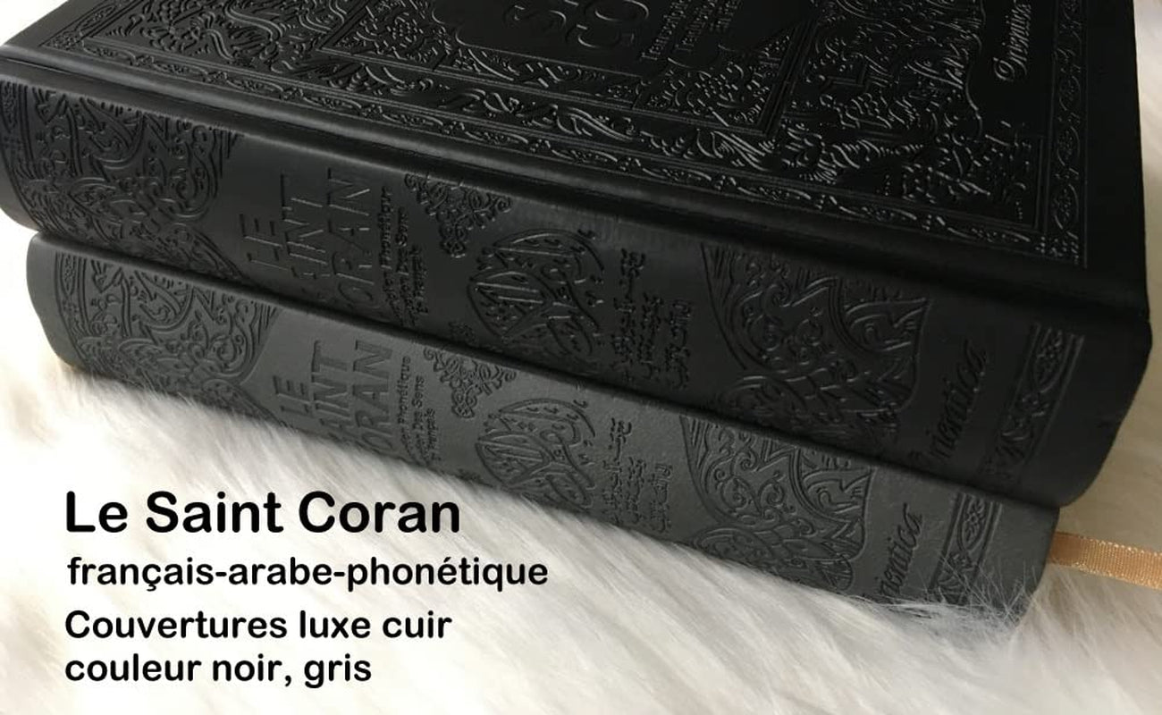 Le Saint Coran (Français/Arabe)  ✦ Couverture Cuir Noir IV