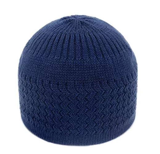 Knitted Kufi ✦ Navy Blue