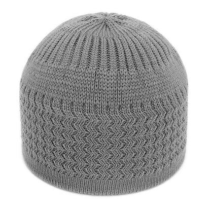 Knitted Kufi ✦ Grey