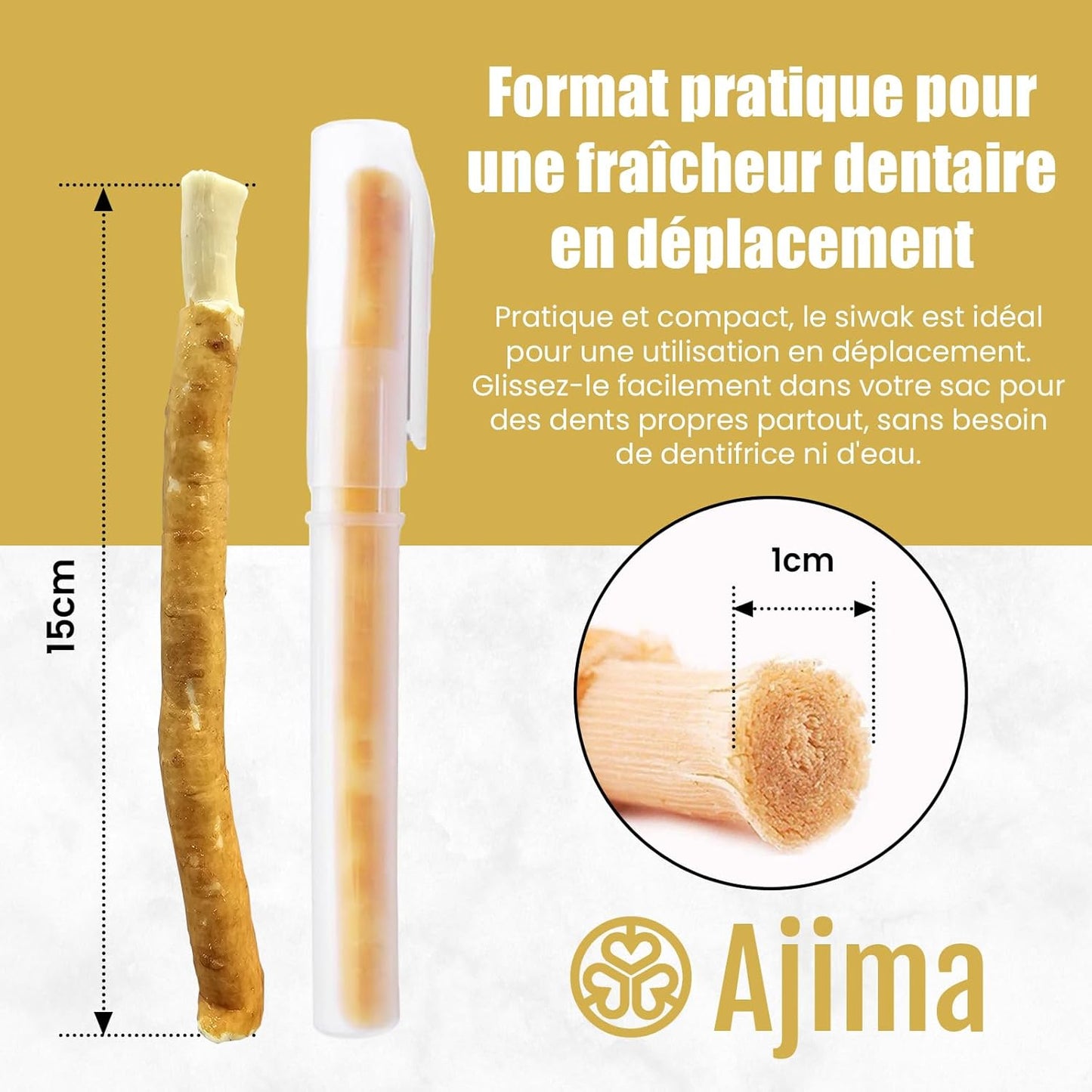 Miswak ✦ Étui De Protection – 2X Siwak 