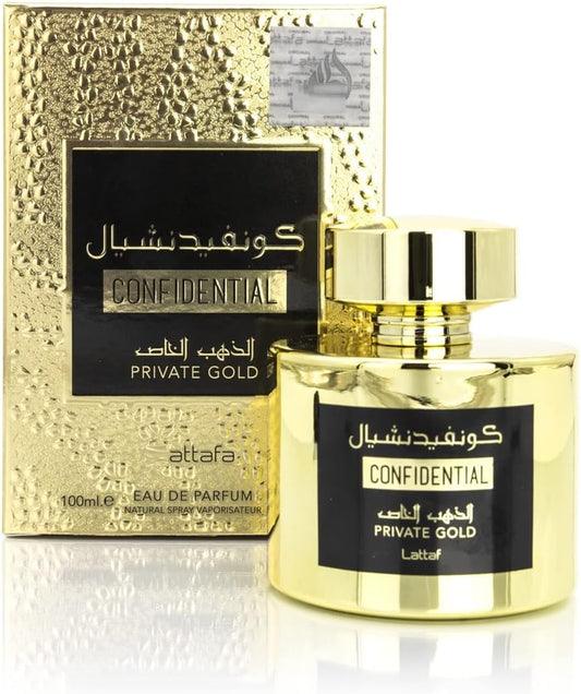 Lattafa ✦ Confidential Private Gold -100 mL