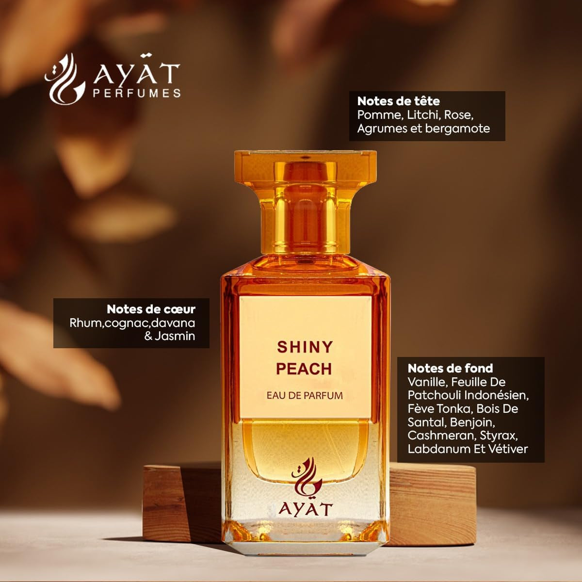 Ayat ✦ Shiny Peach – 80 mL