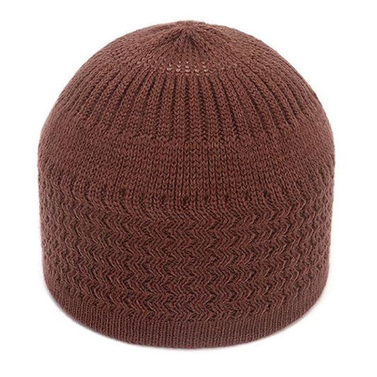 Knitted Kufi ✦ Brown