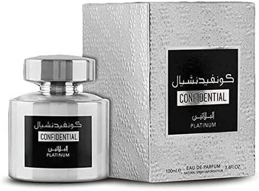 Lattafa ✦ Confidential Private Platinum - 100 mL