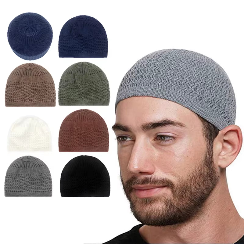 Knitted Kufi ✦ Grey