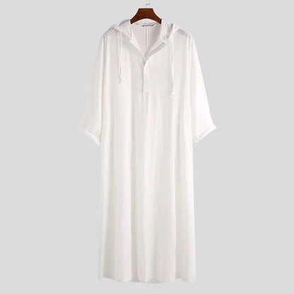 White Traditional Thobe ✦ S-5XL