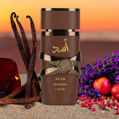 Lattafa ✦Asad Bourbon Eau De Parfum - 100 mL