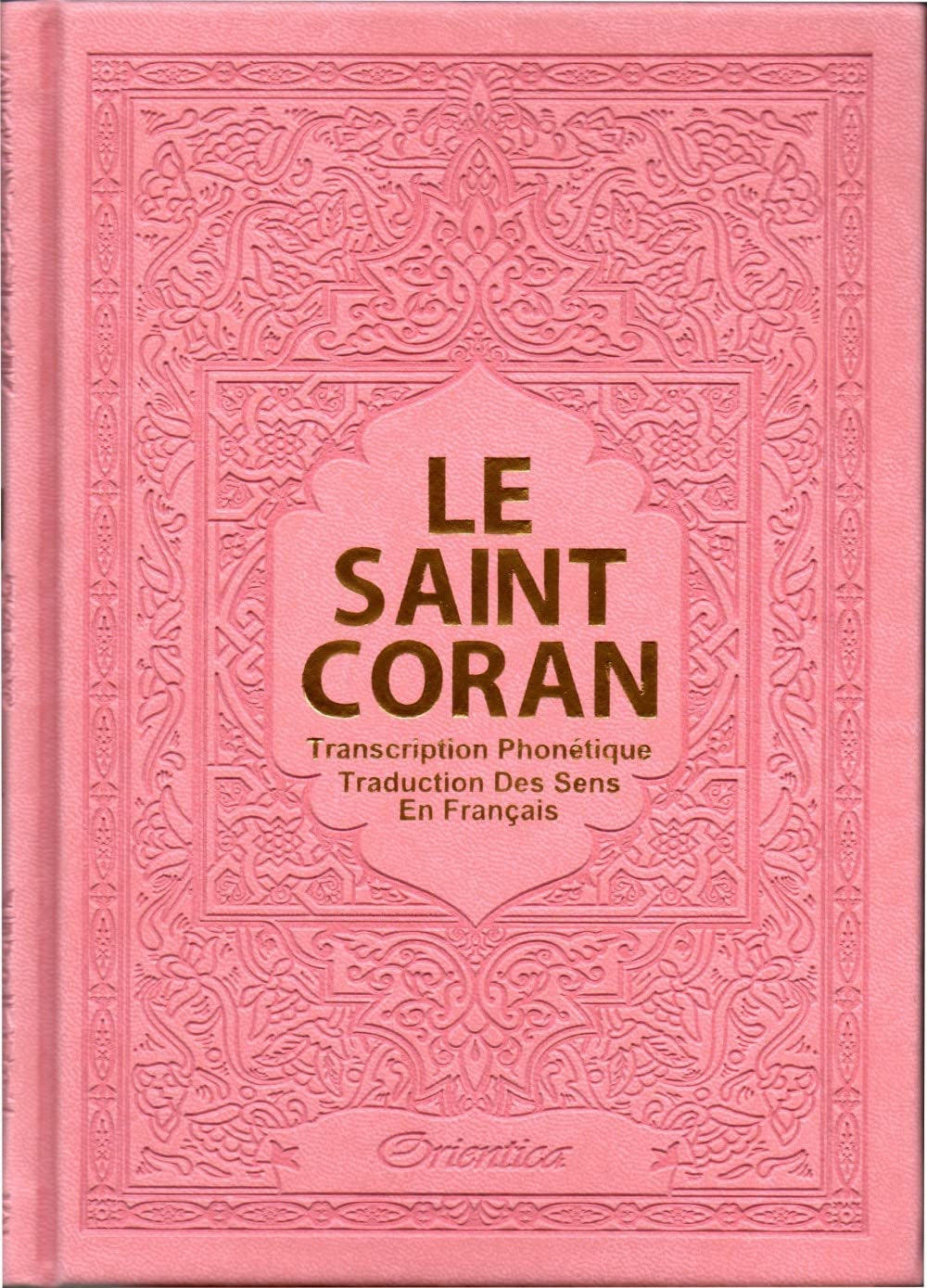 Le Saint Coran (Français/Arabe)  ✦ Couverture Cuir Rose 