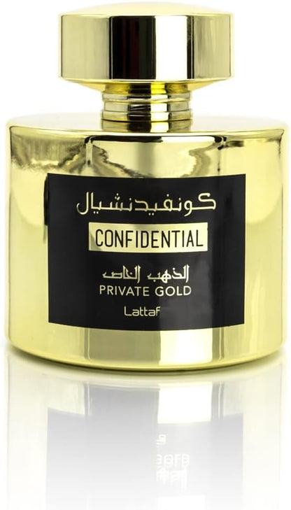 Lattafa ✦ Confidential Private Gold -100 mL