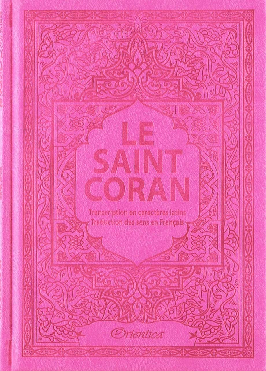 Le Saint Coran (Français/Arabe)  ✦ Couverture Cuir Rose Fluo