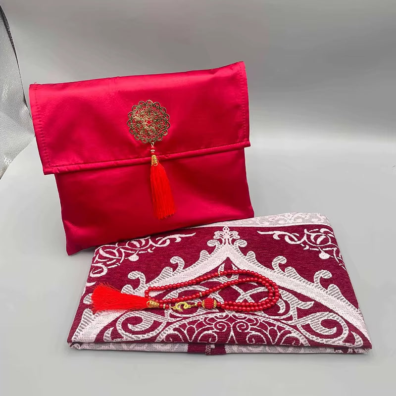 Elegant Prayer Set ✦  Red & White